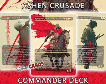 Ashen Crusade Commander Deck  Custom MTG Proxy  EDH 100+ Cards  Fan Made  Deck - Etsy