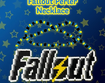 Fallout Kandi Perler Necklace