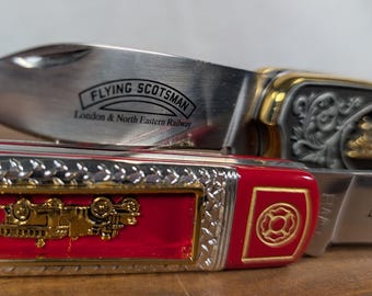 Vintage Franklin Mint Pocket Knives Set
