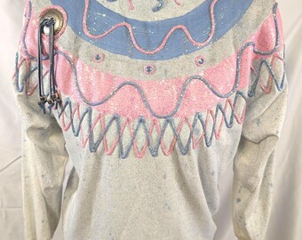 KWBL Los Angeles Sweatshirt Pastel Puff Paint