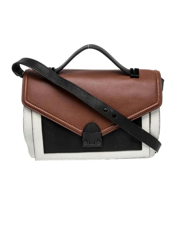 Loeffler Randall Color Block Leather Crossbody Bag - image 1
