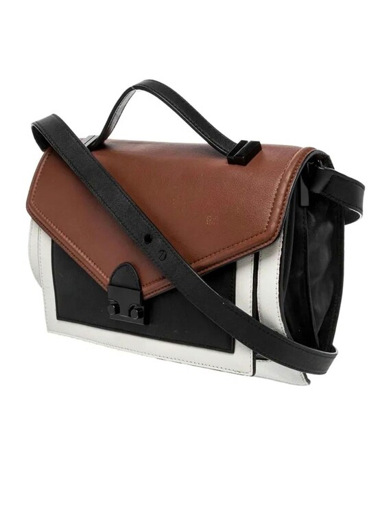 Loeffler Randall Color Block Leather Crossbody Bag - image 2