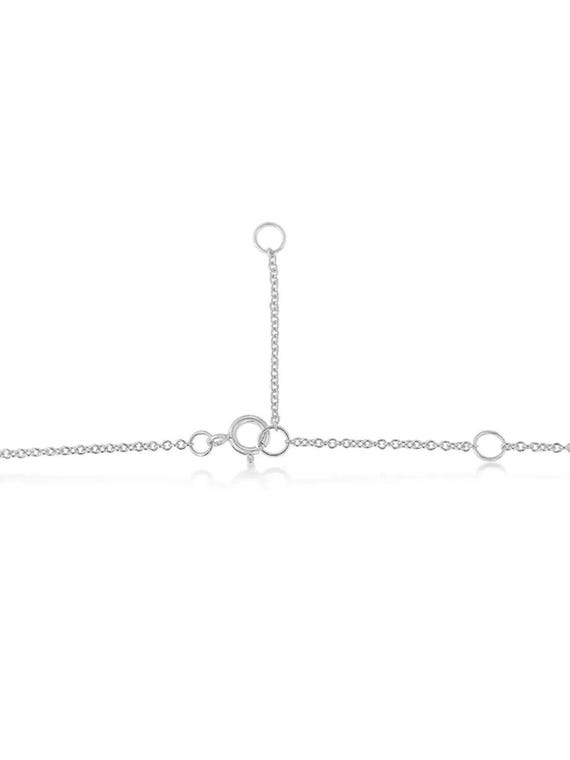 Dainty .24ct Lab-Created Ruby Solitaire Necklace … - image 4