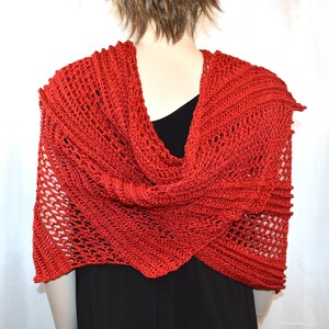 MADE TO ORDER Crochet Dragon Wing Shawl, Asymetrical Shawl, Triangle Shawl, Large Scarf, Knit Shawl, Knit Scarf, Knit Wrap, Wrap Skirt, Sari image 9