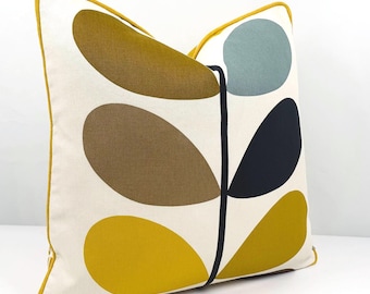ORLA KIELY | TAKE2Pillow® | Multi-Stem Duck Egg + Linear Stem Dandelion
