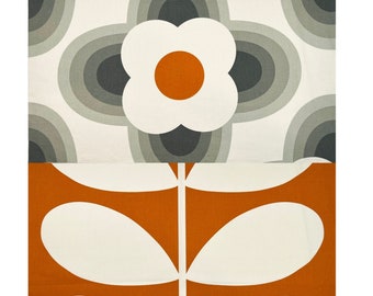 ORLA KIELY | 14x26 TAKE2Pillow® | Striped Flower Orange + Giant Stem Orange