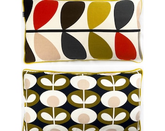 ORLA KIELY | 12x21 TAKE2Pillow® | Multi Stem Tomato + Oval Flower Seagrass