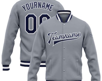 Custom Varsity Jacket: Embroidered Chenille Patch Baseball Team Jacket
