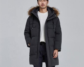 Custom Fur Hooded Bomber Jacket: Personalized Chenille Patches