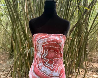 Top de tubo Cinder Glow talla S (tinte Geode Ice)