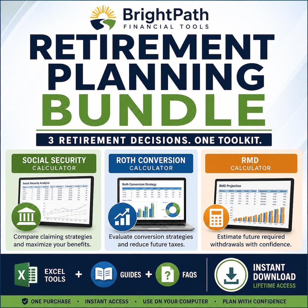 Retirement Planning Bundle | Social Security, Roth Conversion & RMD ...