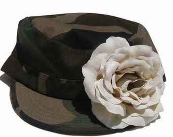 Camo Hat- Rose - Size Medium