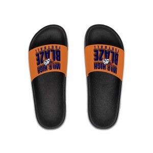 Slide into the game with these Mile High Blaze Men&#39;s Slip-on Sandals