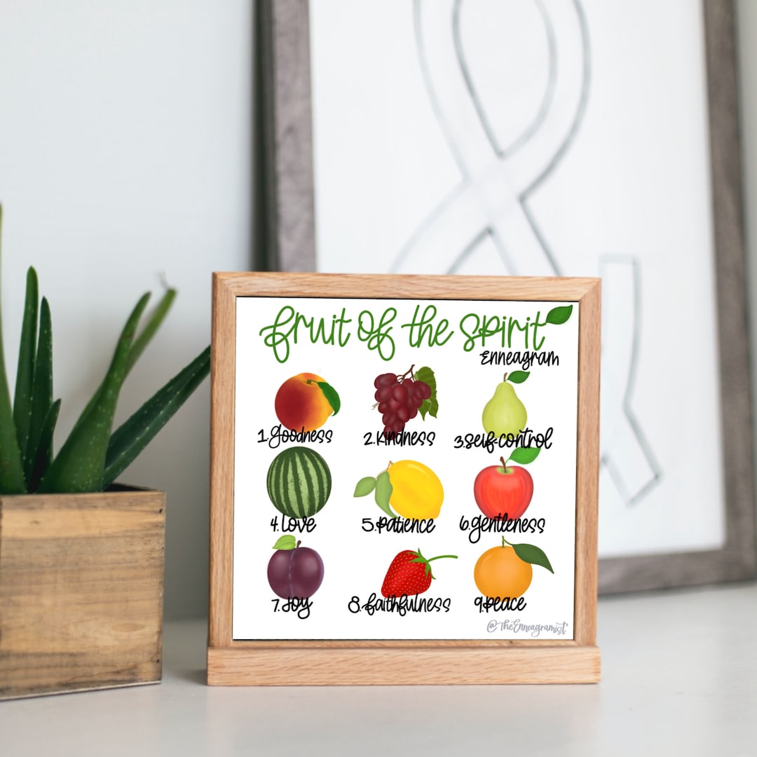 Enneagram Fruit of the Spirit Digital Print Etsy