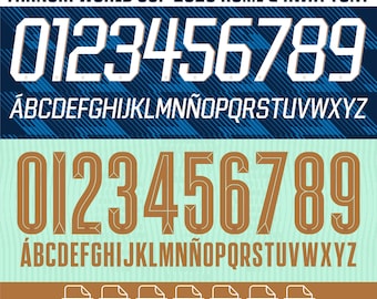 Police du maillot de la France Coupe du monde 2026 SVG (téléchargement numérique)