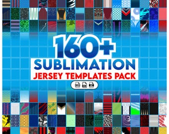 Jersey Sublimation Pattern Bundle, Sports Design (Digital)
