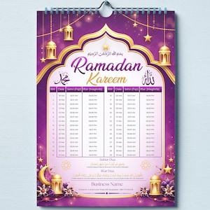 Ramadan Planner 2026, Digital Muslims 30 Days Planner, Quran Tracker, Habit Tracker, Ramadan Goals, 3 Days EId Planner, Digital Download