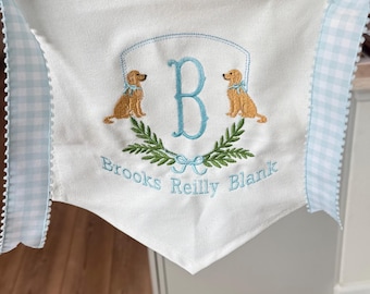 Custom Embroidered Baby Banner