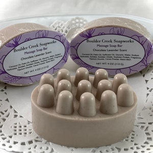 Chocolate Lavender scented Massage Soap #401