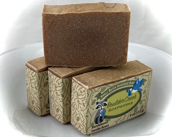 Sandalwood Vanilla -Cold Process Handmade Soap Batch #362
