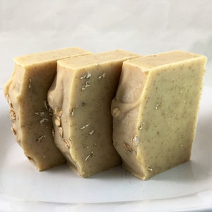 Trashed Panda: Cannabis Patchouli Scented Handmade Soap Hippie Gift Colloidal Oatmeal Batch 335 image 2