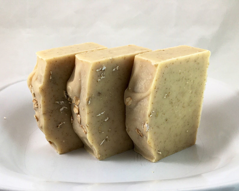 Trashed Panda: Cannabis Patchouli Scented Handmade Soap Hippie Gift Colloidal Oatmeal Batch 335 image 2