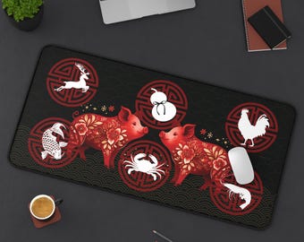 亥年イノシシのバウ・クア・トム・カ・コップマット、中国・ベトナムの旧正月サイコロゲーム、魚・エビ・カニの旧正月、鮮やかな滑り止め