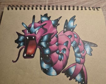 Dibujo de POKÉMON (edición galaxia) hecho a mano
