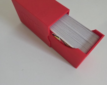 3D Printed UNO Card Case - Sliding Lid Travel Storage