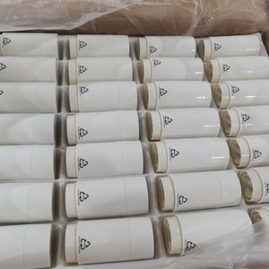 PCR twist up tube deodorant container - 50 pack recycled plastic- for crafters- pour from the bottom- DIY