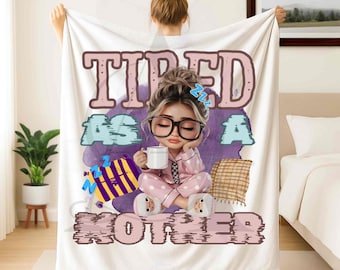 Tired As A Mother PNG Bundle | Funny Mom Sublimation Design | Sleepy Coffee Girl | Sarcastic Shirt Design
