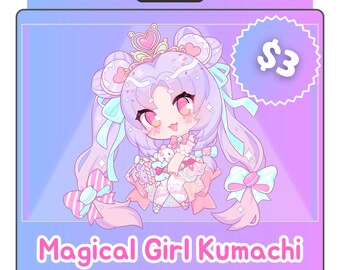 Magical Girl Kumachi Sticker