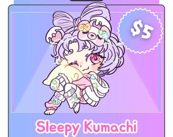 Sleepy Kumachi Keychain