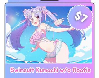 Swimsuit Kumachi Poster no floatie