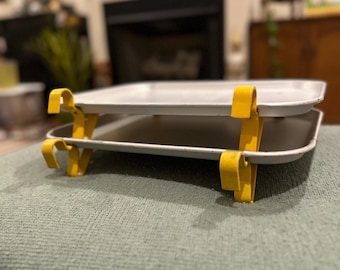 2 Vintage TraCo Car-Hop Serving Trays Circa 1950-60 From A&W Root Beer Drive In