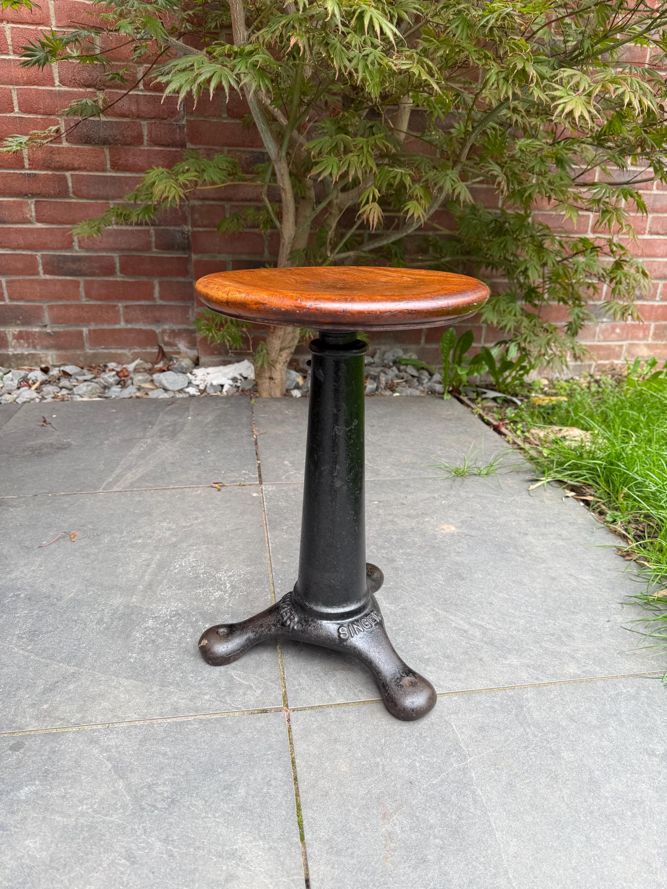 Singer Sewing Machine Stool - Etsy