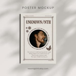 Hozier &quot;Unknown/Nth&quot; Wall Art