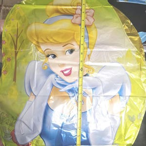 5 piece Cinderella Princess foil balloon set