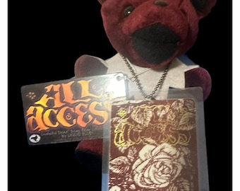 Grateful Dead All Access Limited Edition Bean Bear Plush by Liquid Blue