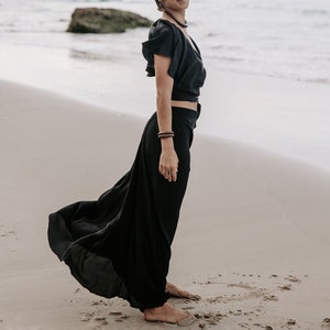 Silk skirt discount etsy