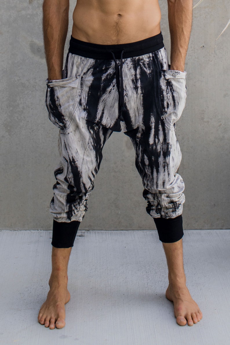 drop crotch pants mens