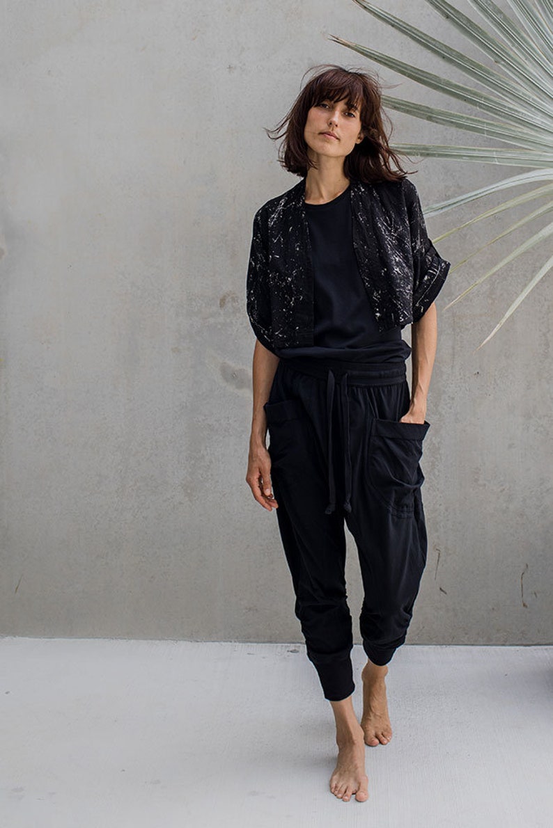 Kimono sleeve Handyed womans jacket open. croped jacket Linen Kimono Linen Summer Jacket summer jacket Kimono Jacket Linen Jacket