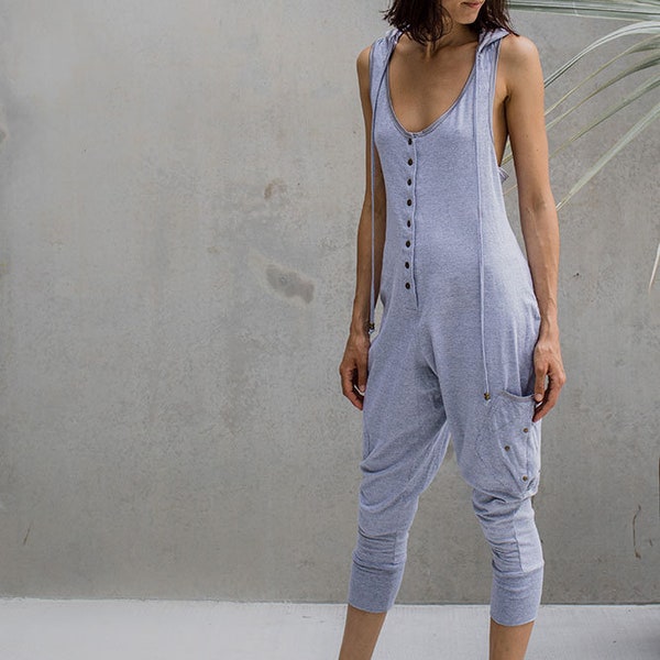 Jumpsuit, Womens Onesie, Womens Playsuit, Sexy Jumpsuit, Black Jumpsuit, Black Overalls, Summer Jumpsuit, Womens Romper,Loose Jumpsuit