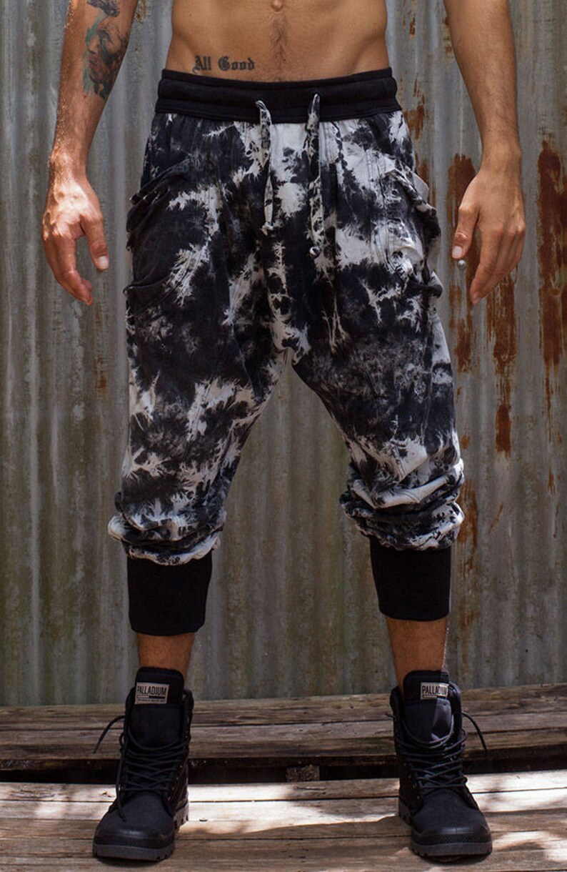 drop crotch pants mens