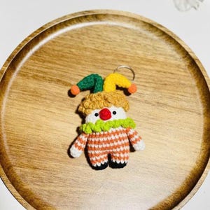 Handmade Crochet Clown & Bunny Dolls - Amigurumi Dolls image 11