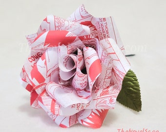 Red Manga Rose, Anime Home Decor, Pirate Anime Gift Idea, Birthday Anime Gift , Anime Desk Decoration, Anime Merch, Anime Aesthetic