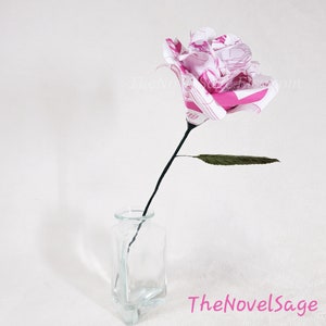 Hot Pink Manga Rose, Anime Gift Idea, Anime Home Decor, Anime Gifts for Her, Best Anime Gifts, Gifts for Anime Fans, Japanese Anime Gift image 13