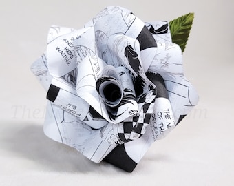Black Manga Rose, Anime Gift Idea, Anime Home Decor, Anime Gifts for Her, Best Anime Gifts, Gifts for Anime Fans, Japanese Anime Gift
