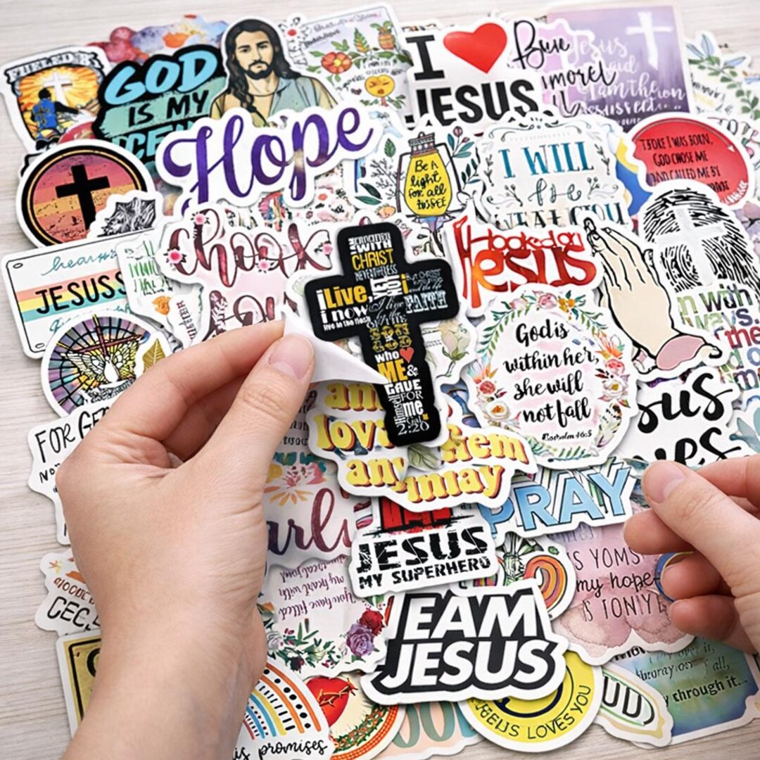 Bible Verse Stickers: Waterproof Christian Faith Decals for Journal ...