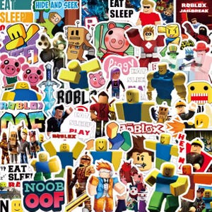 Lustige Roblox Aufkleber - 100/300 Stück wasserdichte Vinyl Aufkleber